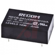 REC6-2412DRW/R10/A  | RECOM | Преобразователь постоянного тока