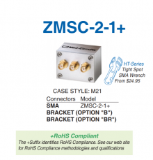 ZMSC-2-1+ Сплиттер